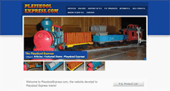 Desktop Screenshot of playskoolexpress.com